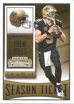 Drew Brees New Orleans Saints 2015 Panini Contenders NFL #89